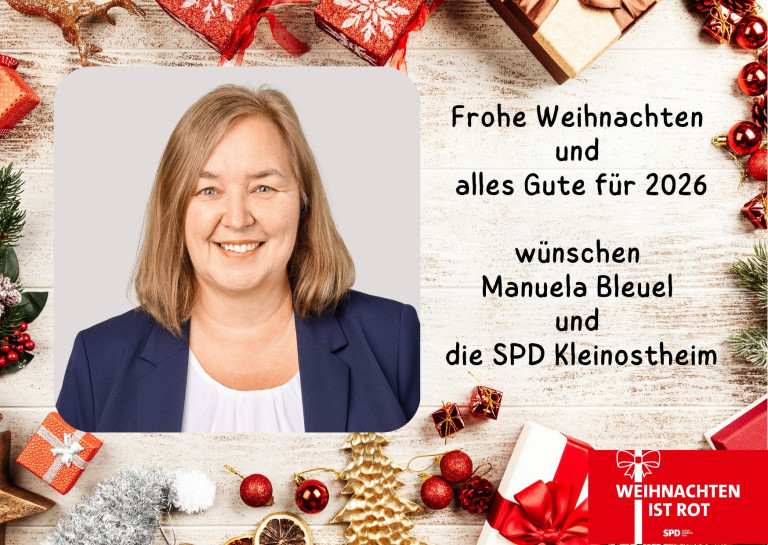 Weinachtsannonce Manuela