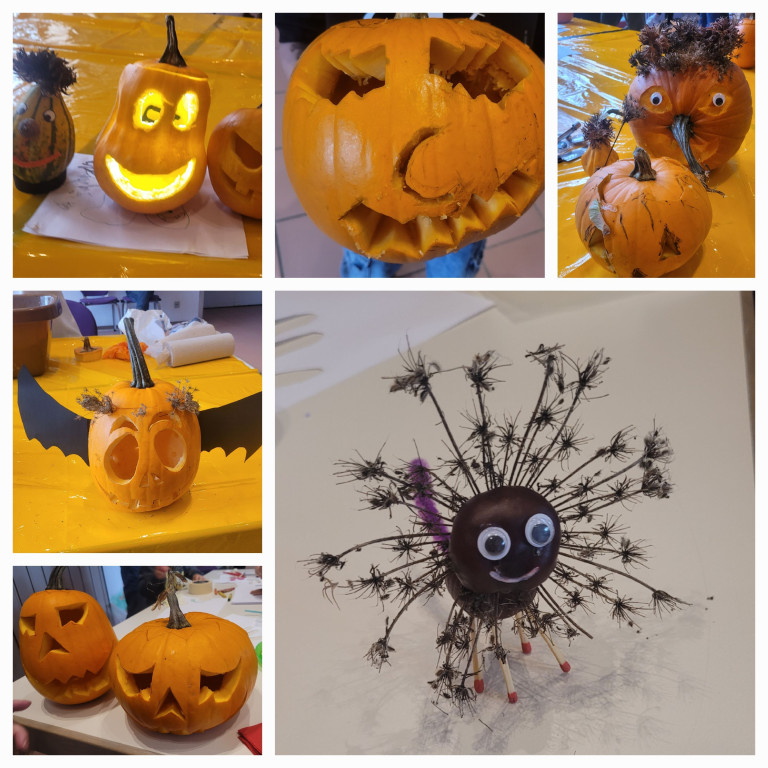 Collage 2 8. Kürbisschnitzen 261025